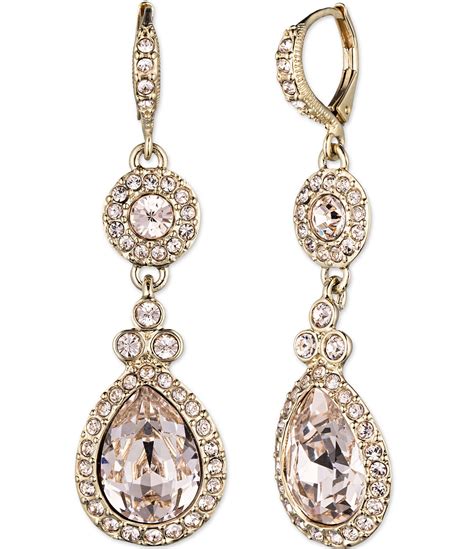 givenchy gemini earrings|Givenchy crystal earrings.